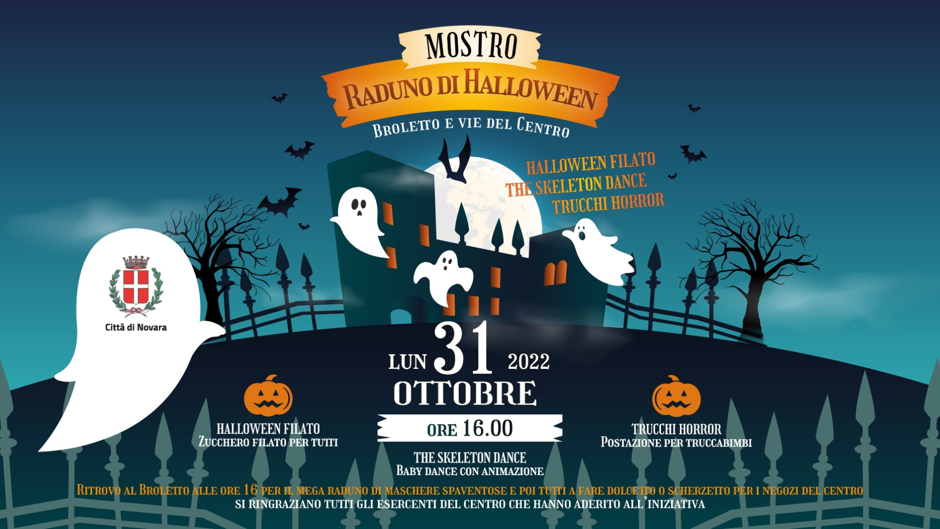 Novara. Per Halloween c'è il Mostro Raduno CentoTorri